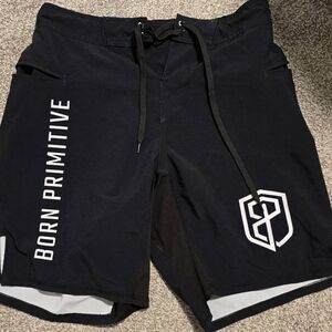 Born Primitive Men's Black Shorts